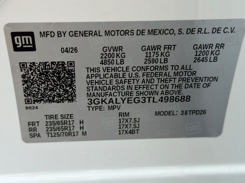 New 2026 GMC Terrain AT4 w/ LPO, Black Badging Package AWD/4WD image 23