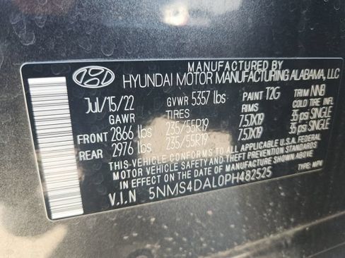 Used 2023 Hyundai Santa Fe Limited AWD/4WD image 20