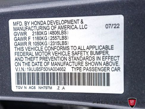 Used 2022 Acura TLX w/ A-SPEC Pkg FWD image 44