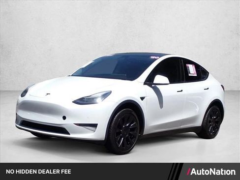Used 2020 Tesla Model Y Long Range AWD/4WD image 1