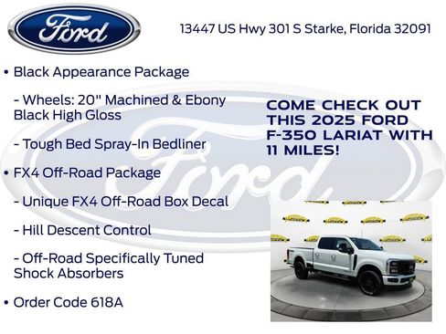New 2025 Ford F350 Lariat w/ Lariat Ultimate Package image 20