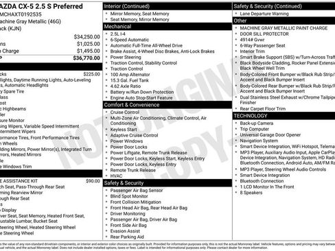 New 2026 MAZDA CX-5 Preferred AWD/4WD image 7