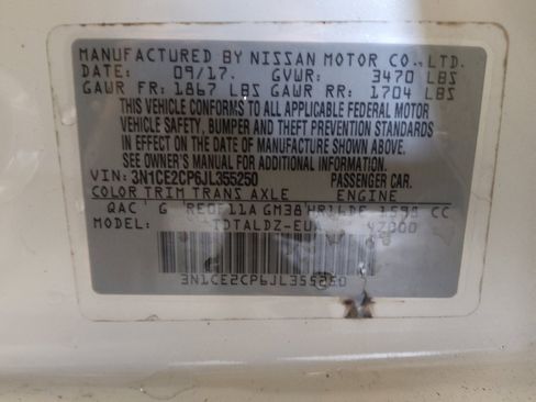 Used 2018 Nissan Versa Note SV image 33