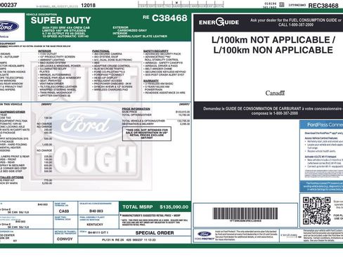 Used 2024 Ford F250 Limited w/ FX4 Off-Road Package image 10