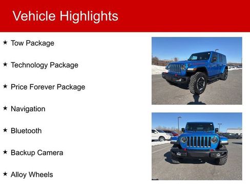 Used 2022 Jeep Wrangler Unlimited Rubicon w/ Steel Bumper Group image 2
