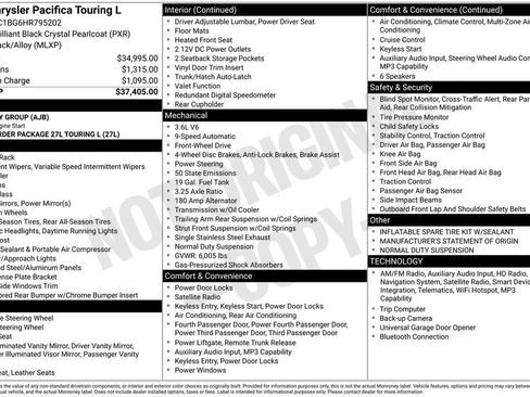 Used 2017 Chrysler Pacifica Touring-L image 38