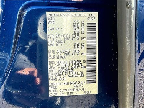 Used 2022 Nissan Frontier SV w/ Technology Package image 37