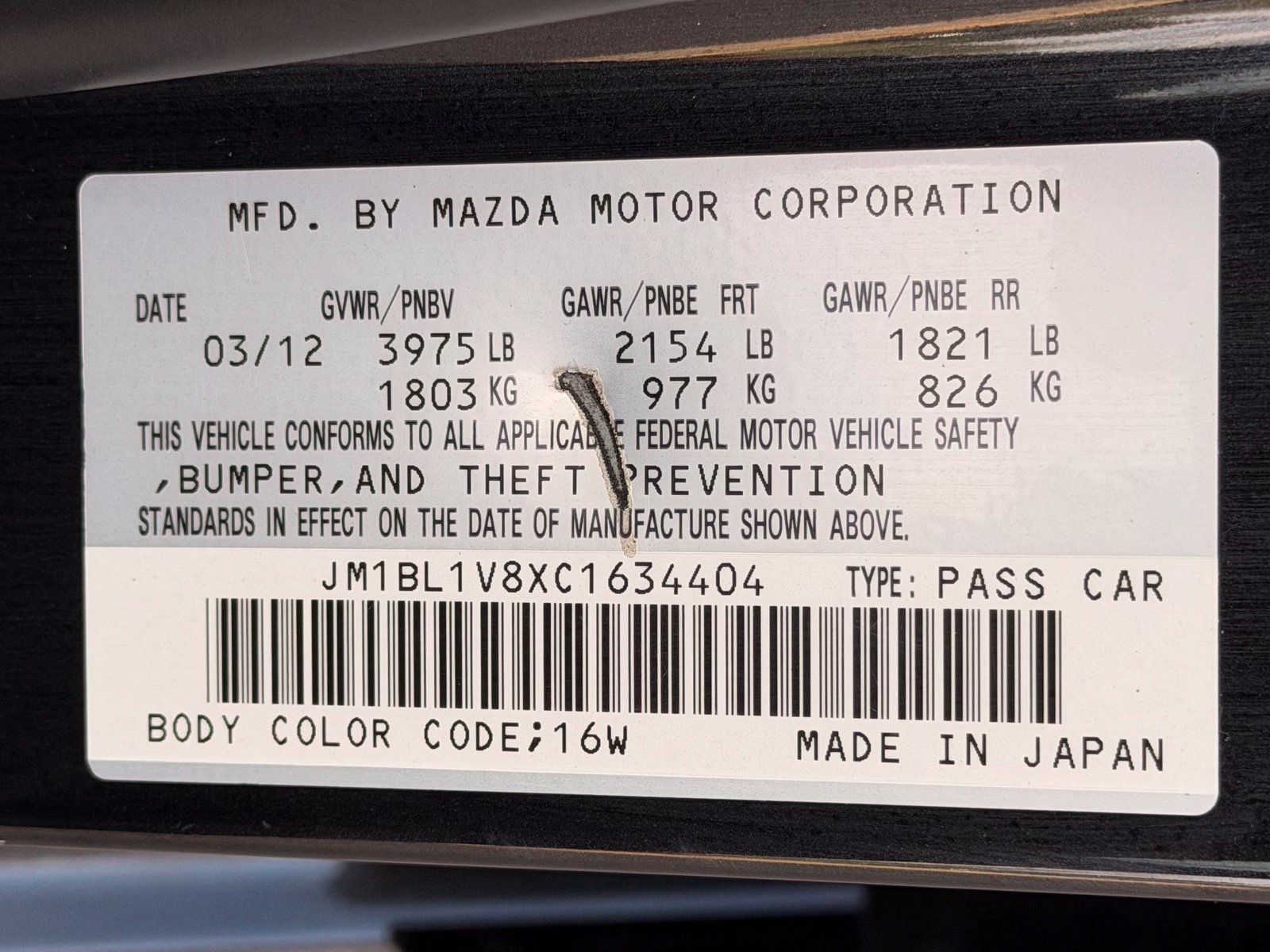Used 2012 MAZDA MAZDA3 i Touring FWD image 35
