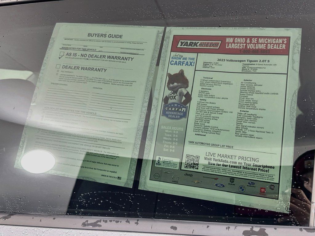 Used 2023 Volkswagen Tiguan S FWD image 12
