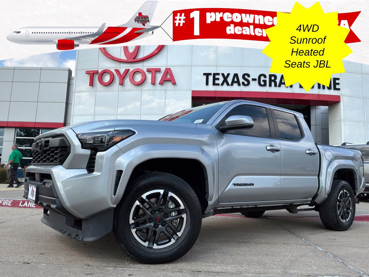 Used 2024 Toyota Tacoma TRD Sport w/ TRD Sport Upgrade Package AWD/4WD image 1