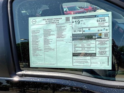 New 2025 Nissan Frontier SV w/ SV Convenience Package image 12