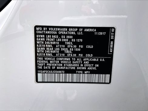 Used 2018 Volkswagen Atlas S image 31