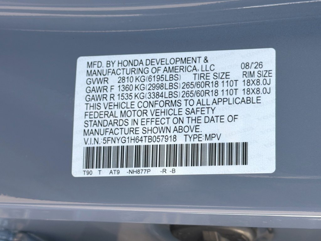 New 2026 Honda Pilot TrailSport image 21