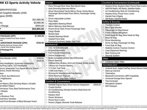 Used 2023 BMW X3 M40i w/ Premium Package image 24