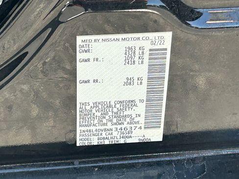 Used 2022 Nissan Altima 2.5 SV FWD image 36