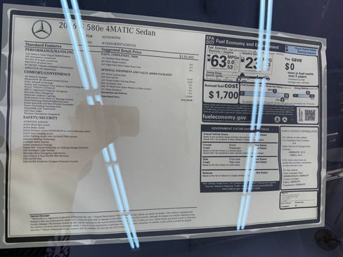 New 2026 Mercedes-Benz S 580e S 580e image 33