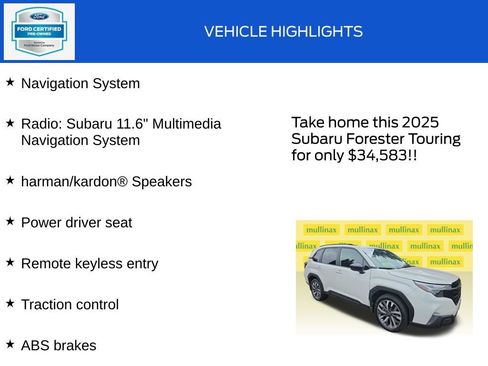 Used 2025 Subaru Forester Touring AWD/4WD image 18