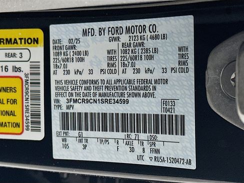 Used 2025 Ford Bronco Sport Outer Banks w/ Outer Banks Tech Package+ image 12