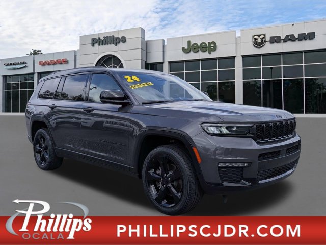 Used 2024 Jeep Grand Cherokee L Limited w/ Black Appearance Package AWD/4WD image 1