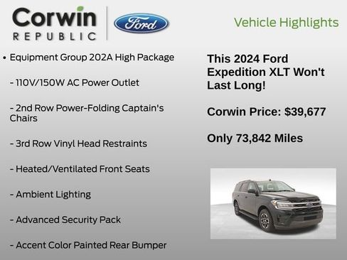 Certified 2024 Ford Expedition XLT image 7