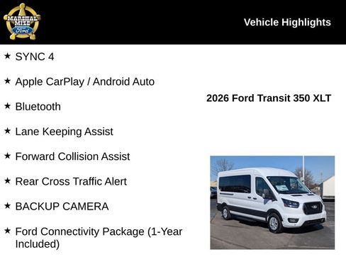 New 2026 Ford Transit 350 XLT RWD image 2