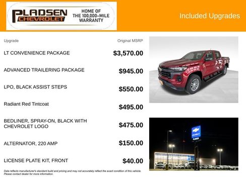 New 2026 Chevrolet Colorado LT w/ LT Convenience Package AWD/4WD image 14