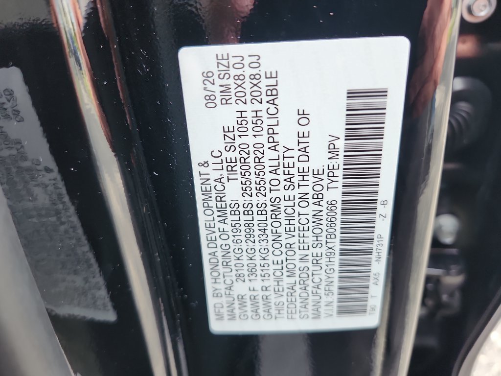 New 2026 Honda Pilot Black Edition image 36