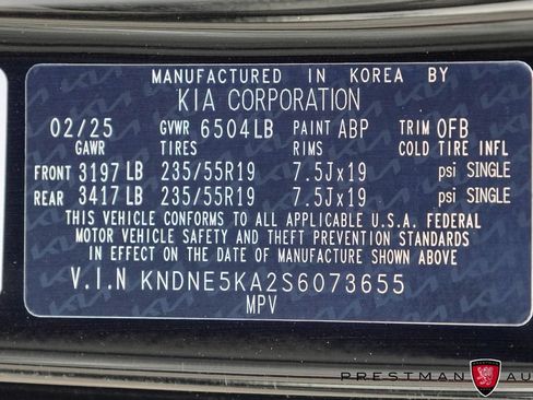Used 2025 Kia Carnival SX Prestige FWD image 48