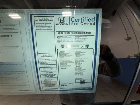 Used 2022 Honda Pilot Special Edition image 13