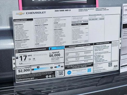 New 2026 Chevrolet Tahoe LS image 18
