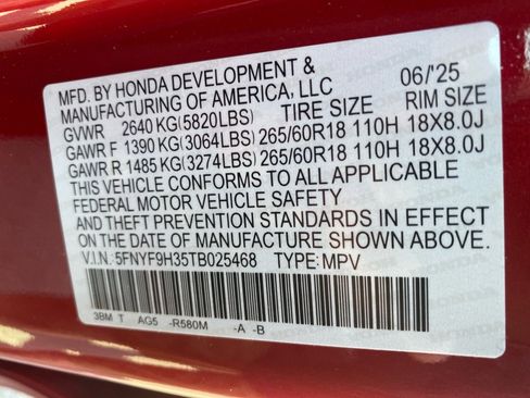 Certified 2026 Honda Passport RTL image 39