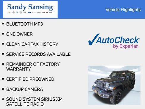 Used 2025 Jeep Wrangler Unlimited Rubicon 4xe w/ Safety Group AWD/4WD image 3