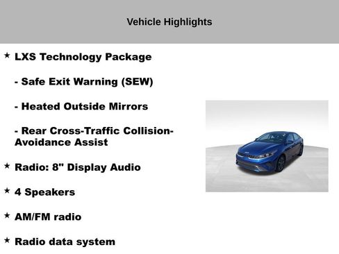 Certified 2024 Kia Forte LXS w/ LXS Technology Package FWD image 14
