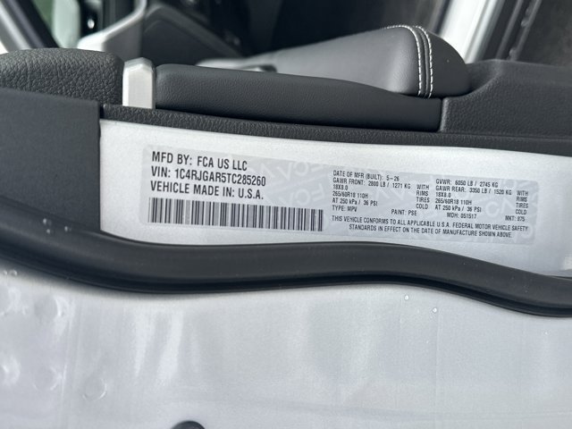 New 2026 Jeep Grand Cherokee Altitude RWD image 30