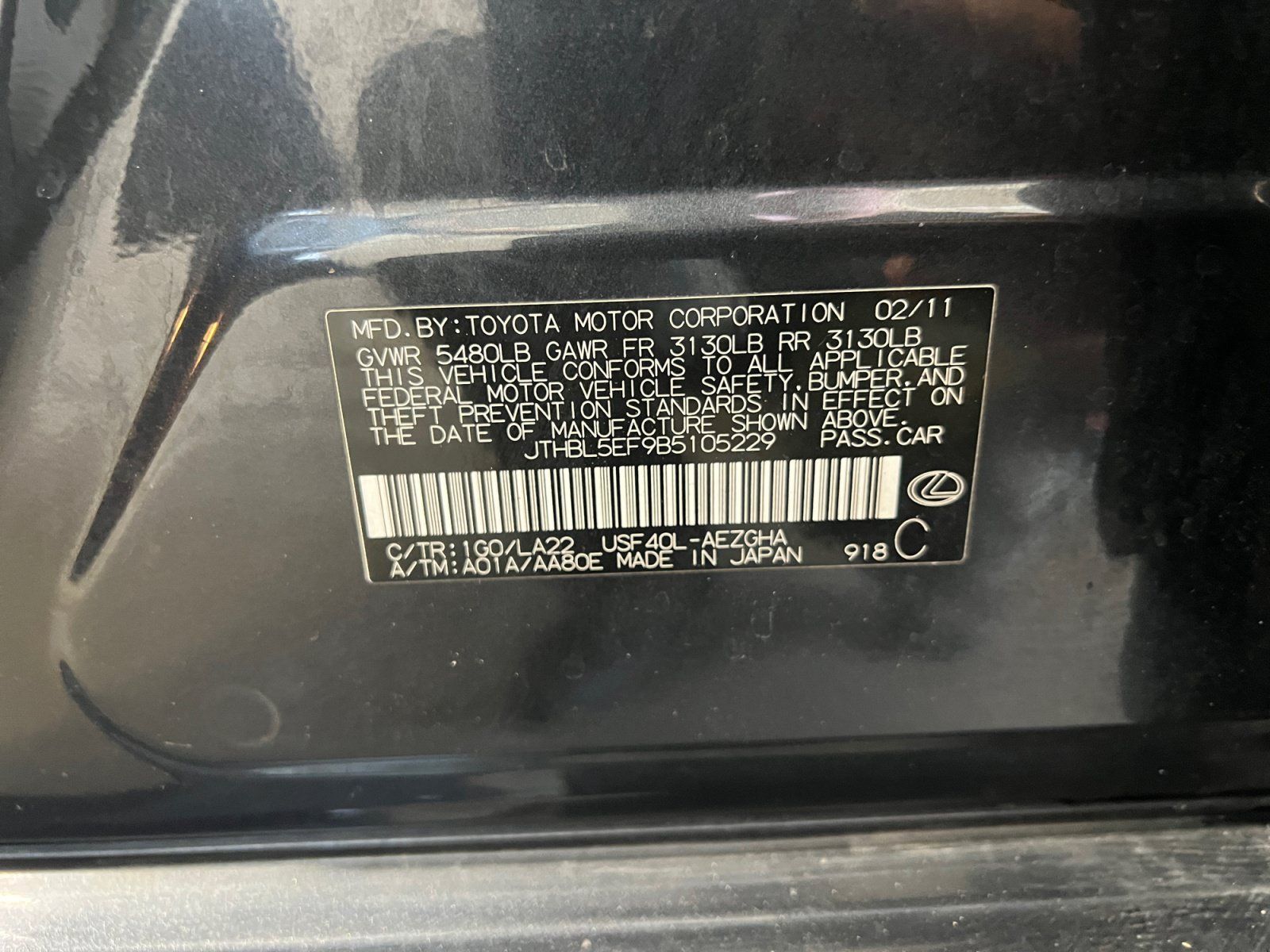 Used 2011 Lexus LS 460 w/ Sport Pkg RWD image 34