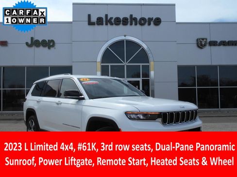 Used 2023 Jeep Grand Cherokee L Limited w/ Trailer Tow Group (B) AWD/4WD image 1