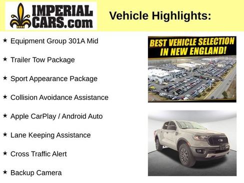 Used 2022 Ford Ranger XLT w/ Equipment Group 301A Mid AWD/4WD image 3