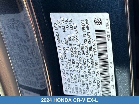 Certified 2024 Honda CR-V EX-L image 33