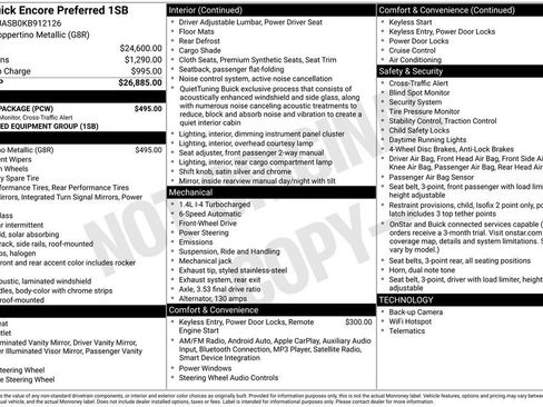 Used 2019 Buick Encore Preferred w/ Safety Package image 15