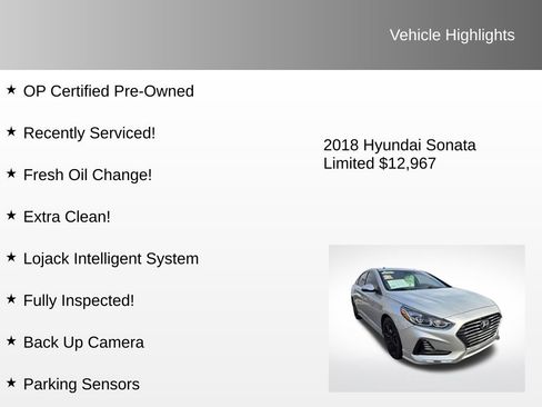 Used 2018 Hyundai Sonata Limited w/ Limited Ultimate Package 03 image 4