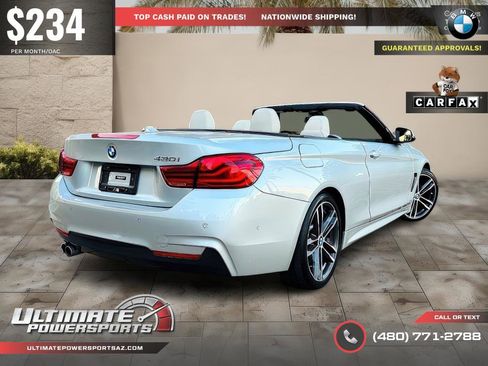 Used 2018 BMW 430i Convertible RWD image 2