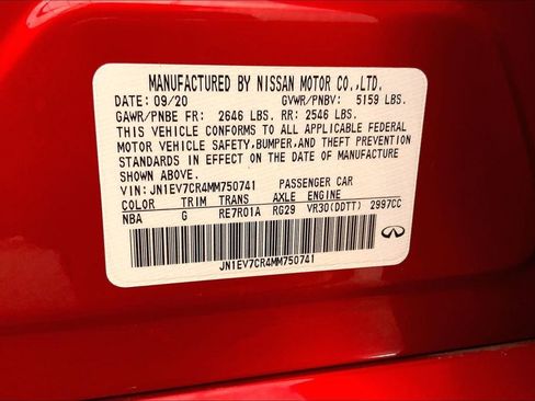 Used 2021 INFINITI Q50 Sensory w/ All Weather Package AWD/4WD image 32