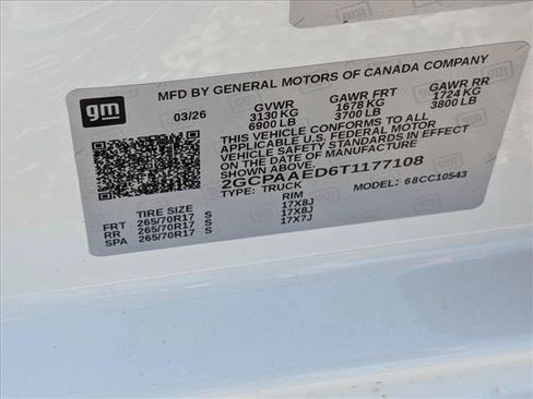 New 2026 Chevrolet Silverado 1500 W/T w/ Trailering Package RWD image 16