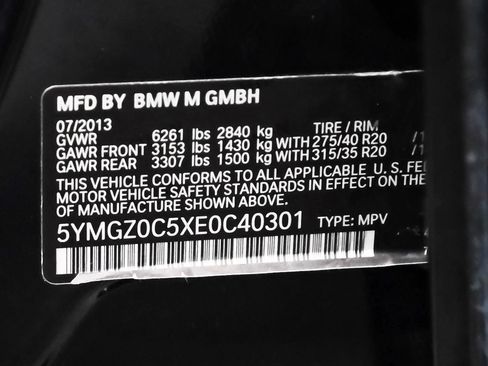 Used 2014 BMW X6 M AWD/4WD image 55