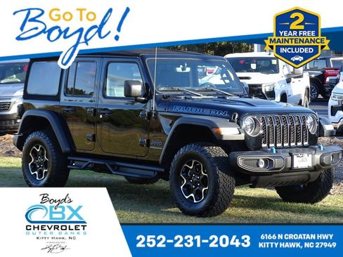Used 2023 Jeep Wrangler Unlimited Rubicon 4xe w/ Cold Weather Group image 1