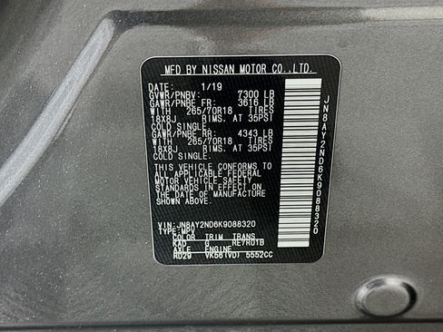 Used 2019 Nissan Armada SV w/ Driver Package RWD image 12