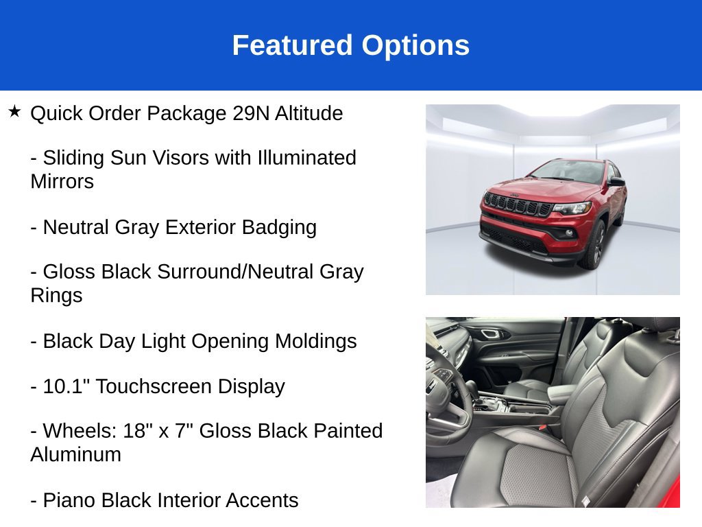 Used 2026 Jeep Compass Latitude AWD/4WD image 3