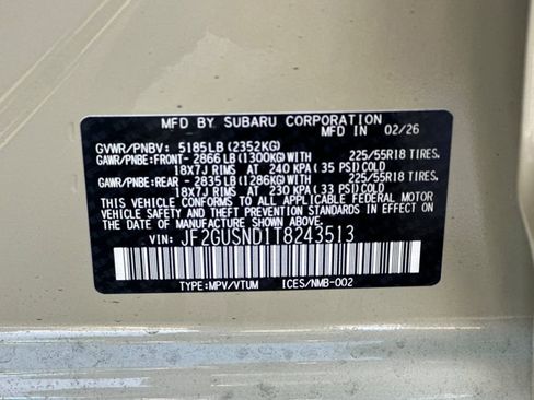 New 2026 Subaru Crosstrek 2.5i Limited AWD/4WD image 35