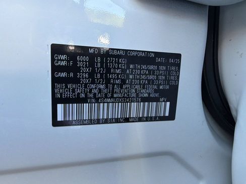 Used 2025 Subaru Ascent Touring AWD/4WD image 27