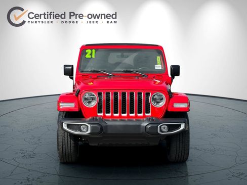 Used 2021 Jeep Wrangler Unlimited Sahara 4xe w/ Cold Weather Group image 9